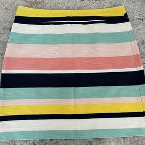 LOFT Striped Pencil Skirt